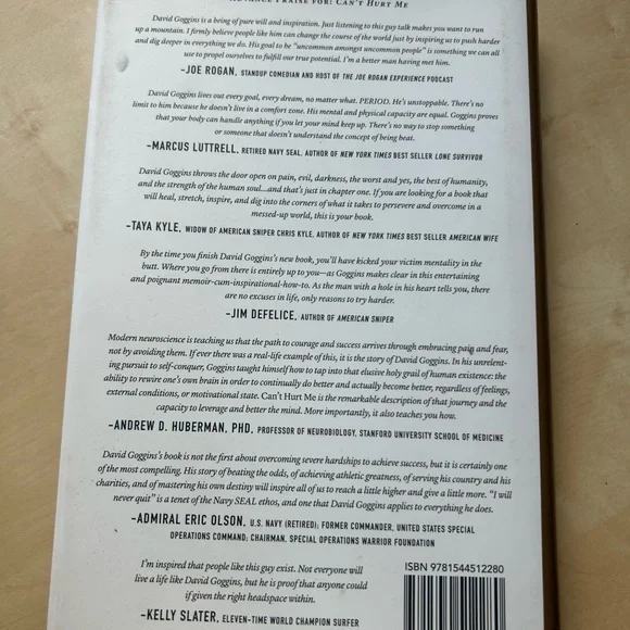 Can't Hurt Me by David Goggins Hardcover Book - Picture 2 of 3